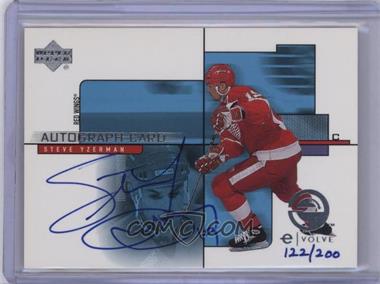 2000-01 Upper Deck - eVolve Signatures #A-SY - Steve Yzerman /200