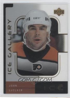 2000-01 Upper Deck Ice - Ice Gallery #IG6 - John LeClair