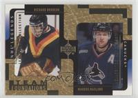 Team Foundations - Richard Brodeur, Markus Naslund [Noted] #/375