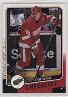 Checklist - Steve Yzerman #/375