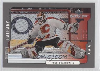 2000-01 Upper Deck MVP - [Base] - Third Star #30 - Fred Brathwaite