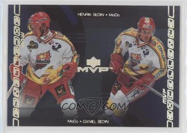 2000-01 Upper Deck MVP - MVP Excellence #ME7 - Henrik Sedin, Daniel Sedin