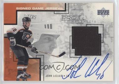 2000-01 Upper Deck Pros & Prospects - Signed Game Jerseys #S-JL - John LeClair