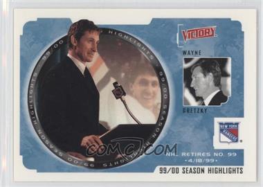 2000-01 Upper Deck Victory - [Base] #260 - Wayne Gretzky