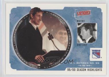 2000-01 Upper Deck Victory - [Base] #260 - Wayne Gretzky