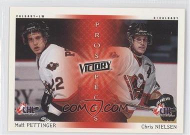 2000-01 Upper Deck Victory - [Base] #280 - Matt Pettinger, Chris Nielsen