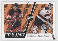 Scott Gomez, Martin Brodeur