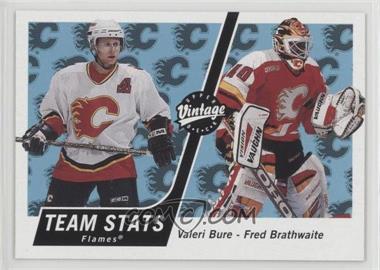 2000-01 Upper Deck Vintage - [Base] #62 - Valeri Bure, Fred Brathwaite