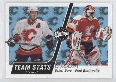 2000-01 Upper Deck Vintage - [Base] #62 - Valeri Bure, Fred Brathwaite