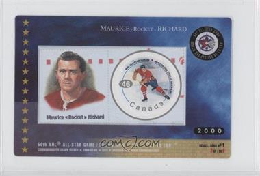 2000 Canada Post NHL All-Star Game - [Base] #3 - Maurice Richard