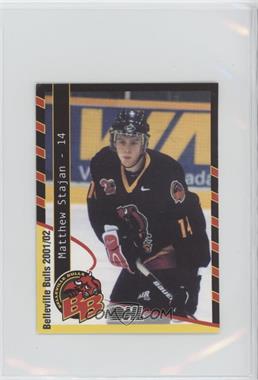 2001-02 Belleville Bulls Team Issue - [Base] #14 - Matthew Stajan [EX to NM]