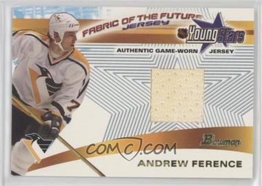 2001-02 Bowman YoungStars - Fabric of the Future Jerseys #FFJ-AF - Andrew Ference