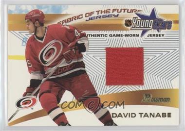 2001-02 Bowman YoungStars - Fabric of the Future Jerseys #FFJ-DT - David Tanabe