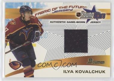 2001-02 Bowman YoungStars - Fabric of the Future Jerseys #FFJ-IK - Ilya Kovalchuk