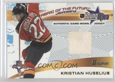 2001-02 Bowman YoungStars - Fabric of the Future Jerseys #FFJ-KH - Kristian Huselius