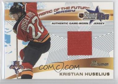 2001-02 Bowman YoungStars - Fabric of the Future Jerseys #FFJ-KH - Kristian Huselius