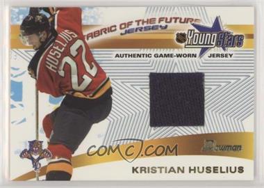 2001-02 Bowman YoungStars - Fabric of the Future Jerseys #FFJ-KH - Kristian Huselius