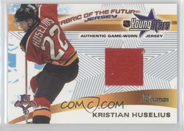 2001-02 Bowman YoungStars - Fabric of the Future Jerseys #FFJ-KH - Kristian Huselius