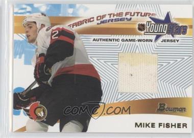 2001-02 Bowman YoungStars - Fabric of the Future Jerseys #FFJ-MF - Mike Fisher