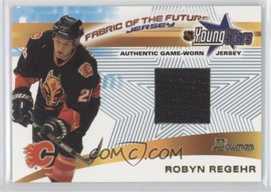 2001-02 Bowman YoungStars - Fabric of the Future Jerseys #FFJ-RR - Robyn Regehr