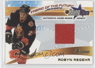 2001-02 Bowman YoungStars - Fabric of the Future Jerseys #FFJ-RR - Robyn Regehr