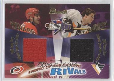 2001-02 Bowman YoungStars - Fabric of the Future Rivals #FFR3 - David Tanabe, Andrew Ference /250