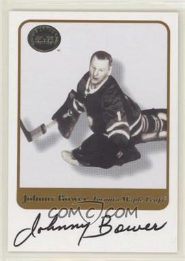 2001-02 Fleer Greats of the Game - Autographs #_JOBO - Johnny Bower