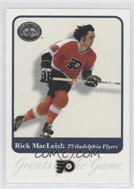 2001-02 Fleer Greats of the Game - [Base] #47 - Rick MacLeish