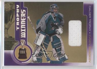 2001-02 In the Game Be A Player Between the Pipes - Trophy Winners #TW-03 - Evgeni Nabokov