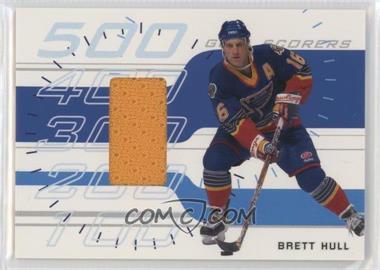 2001-02 In the Game Be A Player Memorabilia - 500-Goal Scorers #GS-08 - Brett Hull /99