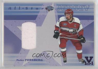 2001-02 In the Game Be A Player Memorabilia - All-Star Jersey - ITG Vault Purple #ASJ-21 - Peter Forsberg /1