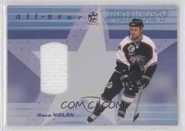 2001-02 In the Game Be A Player Memorabilia - All-Star Jersey #ASJ-33 - Owen Nolan /98