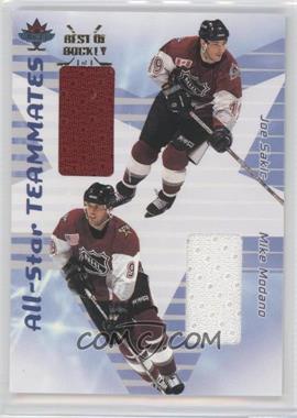 2001-02 In the Game Be A Player Memorabilia - All-Star Teammates Jerseys - Best of Hockey #AST-41 - Joe Sakic, Mike Modano /1