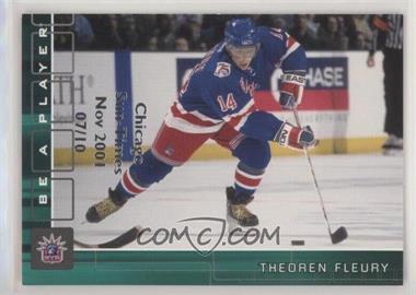 2001-02 In the Game Be A Player Memorabilia - [Base] - Emerald Chicago Sun-Times Nov 2001 #239 - Theoren Fleury /10