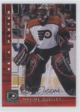 2001-02 In the Game Be A Player Memorabilia - [Base] - Ruby #20 - Maxime Ouellet /200