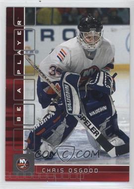 2001-02 In the Game Be A Player Memorabilia - [Base] - Ruby #339 - Chris Osgood /200