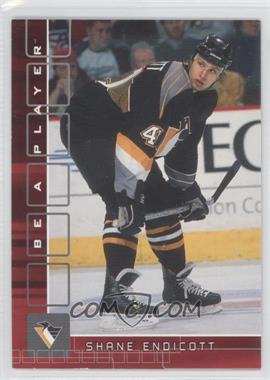 2001-02 In the Game Be A Player Memorabilia - [Base] - Ruby #360 - Shane Endicott /200