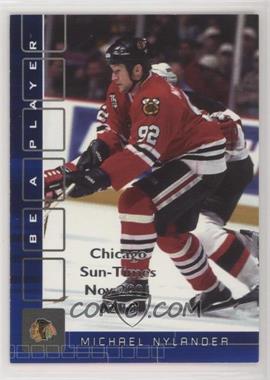 2001-02 In the Game Be A Player Memorabilia - [Base] - Sapphire Chicago Sun-Times #117 - Michael Nylander /10