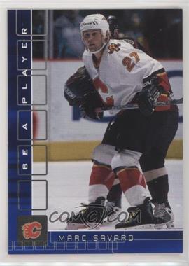 2001-02 In the Game Be A Player Memorabilia - [Base] - Sapphire #90 - Marc Savard /100