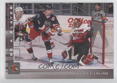 2001-02 In the Game Be A Player Memorabilia - [Base] #27 - Patrick Lalime