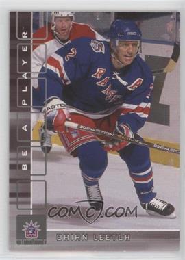 2001-02 In the Game Be A Player Memorabilia - [Base] #290 - Brian Leetch