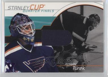 2001-02 In the Game Be A Player Memorabilia - Stanley Cup Jerseys - ITG Vault Purple #SC-15 - Roman Turek /1