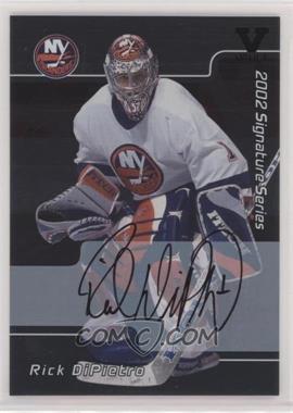 2001-02 In the Game Be A Player Signature Series - [Base] - Autographs ITG Vault Black #001 - Rick DiPietro [EX to NM]
