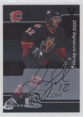 2001-02 In the Game Be A Player Signature Series - [Base] - Autographs ITG Vault Black #005 - Jarome Iginla