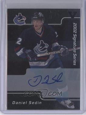 2001-02 In the Game Be A Player Signature Series - [Base] - Autographs ITG Vault Black #051 - Daniel Sedin