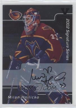 2001-02 In the Game Be A Player Signature Series - [Base] - Autographs ITG Vault Black #088 - Milan Hnilicka