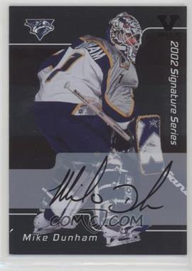 2001-02 In the Game Be A Player Signature Series - [Base] - Autographs ITG Vault Black #093 - Mike Dunham