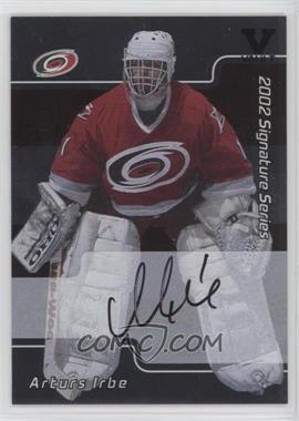 2001-02 In the Game Be A Player Signature Series - [Base] - Autographs ITG Vault Black #129 - Arturs Irbe
