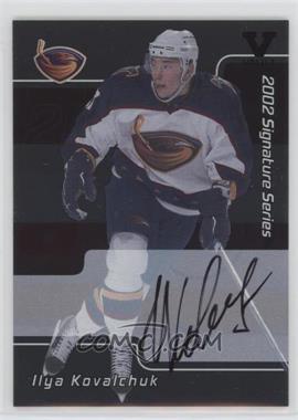 2001-02 In the Game Be A Player Signature Series - [Base] - Autographs ITG Vault Black #207 - Ilya Kovalchuk