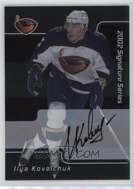 2001-02 In the Game Be A Player Signature Series - [Base] - Autographs ITG Vault Black #207 - Ilya Kovalchuk
